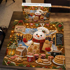 Snowman Baker Jigsaw Puzzle 1000 Pieces