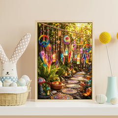 Hippie Dream Garden Jigsaw Puzzle 1000 Pieces