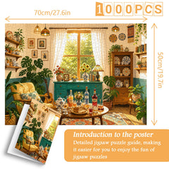 Cozy Country Home Art Jigsaw Puzzle 1000 Pieces