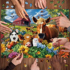 Farm Partners Jigsaw Puzzle 1000 Pieces