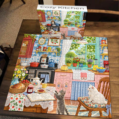 Cozy Kitchen Jigsaw Puzzle 1000 Pieces