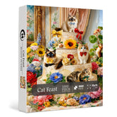 Cat Feast Jigsaw Puzzle 1000 Pieces