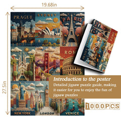 Art Travel Jigsaw Puzzle 1000 Pieces
