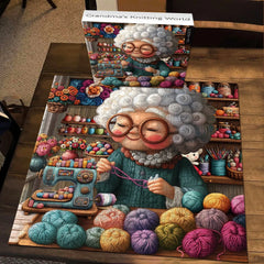 Piezoni 1000 dei puzzle a maglieria della nonna 1000 pezzi