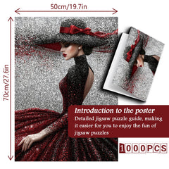 Puzzle Fantasma Rosso 1000 Pezzi
