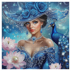 The Peacock Lady Jigsaw Puzzle 1000 Pieces