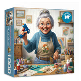 Puzzle créatif grand-mère 1000 pièces