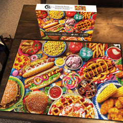 Puzzles Jigsaw de Pique-nique Détendu 1000 Pièces