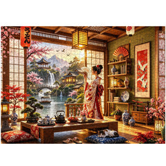 Japanese Tea Retreat Jigsaw Puzzle 1000 Pieces