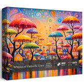 Puzzle fantaisiste Umbrella Town 1000 pièces
