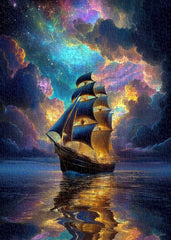 Starlit Sailing Jigsaw Puzzle 1000 Pieces
