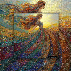 Gemstone Woman Jigsaw Puzzle 1000 Piece