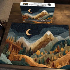 Puzzle di montagne in legno da 1000 pezzi