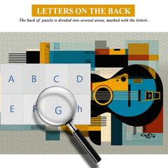 Puzzle de guitare d'art moderne 1000 pièces