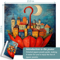 Puzzle Parapluie Flottant 1000 Pièces