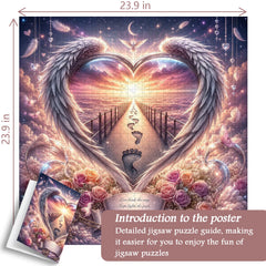 Winged Heart Heaven Path Jigsaw Puzzle 1000 Pieces