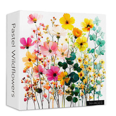 Pastel Wildflowers Jigsaw Puzzle 1000 Pieces