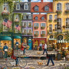 Flower Street Jigsaw Puzzle 1000 Pieces