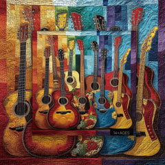 Guitare tissu puzzles 1000 pièces