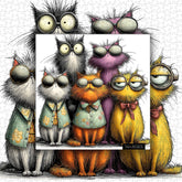 Cool Cat Squad Jigsaw Puzzle 1000 Pieces