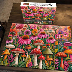 Floral Fungi Haven Jigsaw Puzzle 1000 Pieces
