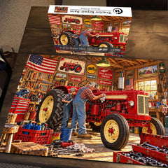 Tractor Repair Barn Jigsaw Puzzle 1000 Pieces