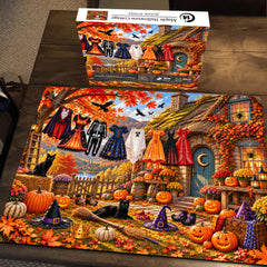 Maple Halloween Cottage Jigsaw Puzzle 1000 Pieces