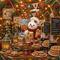 Snowman Baker Jigsaw Puzzle 1000 Pieces