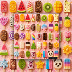 Colorful Popsicles Jigsaw Puzzle 1000 Pieces