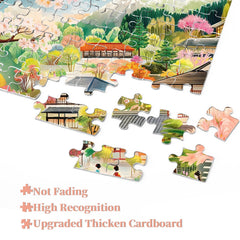Puzzle Parc culturel japonais 1000 pièces