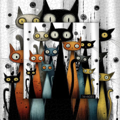 Whimsy Cats Jigsaw Puzzle 1000 Pieces