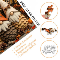 Harvest Gnome Jigsaw Puzzle 1000 Pieces
