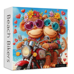 Beach Bikers Jigsaw Puzzle 1000 Pieces