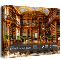 Retro Reading Room Jigsaw Puzzle 1000 Pieces