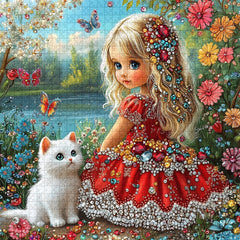 Gemstone Girl Puzzle 1000 pièces