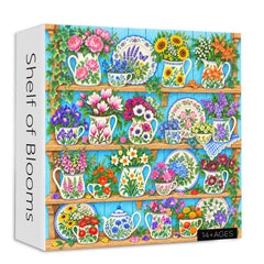 Shelf of Blooms Jigsaw Puzzle 1000 Pieces