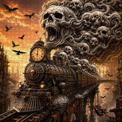 Skull Train Jigsaw Puzzle 1000 Pieces