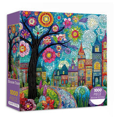 Puzzle Ciudad Floreciente 1000 Piezas