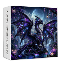 Puzzle Dragon Fantasy Violet 1000 pièces