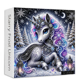 Starry Frost Unicorn Jigsaw Puzzle 1000 Pieces