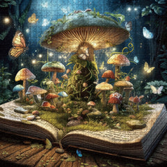 Fantasy Mushroom Book Jigsaw Puzzle 1000 Pieces