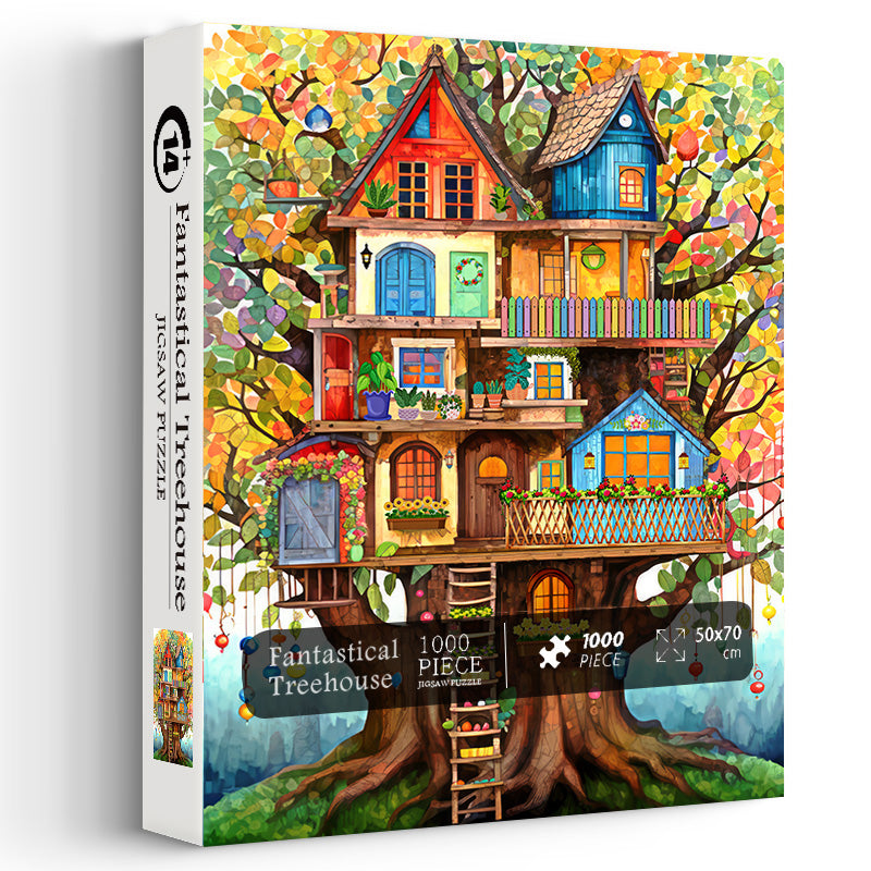Fantastical Treehouse Jigsaw Puzzle 1000 Pieces