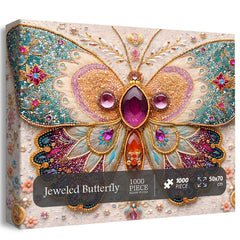 Puzzle con farfalla ingioiellata, 1000 pezzi