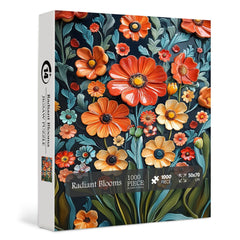 Blooms radiantes Rompecabezas Puzzle 1000 piezas