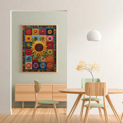 Sunflowers Patchwork Puzzle 1000 Pizzle 1000