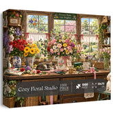 Cozy Floral Studio Jigsaw Puzzle 1000 Piece