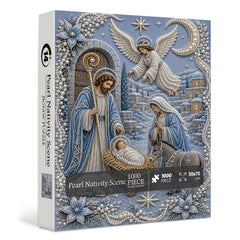 Pearl Nativity Scene Jigsaw Puzzle 1000 Pieces
