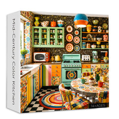 Mid-Century Color Kitchen Jigsaw Puzzle 1000 Pieces