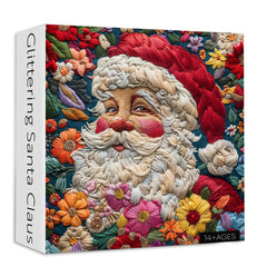 Glitzernde Santa Claus Puzzles 1000 Teile