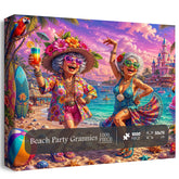 Beach Party Grannies Jigsaw Puzzle 1000 Pieces